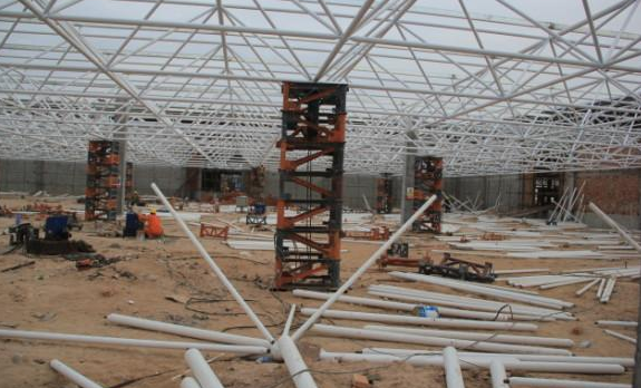 绍兴盘点钢结构网架装配的步履和相关关注变乱